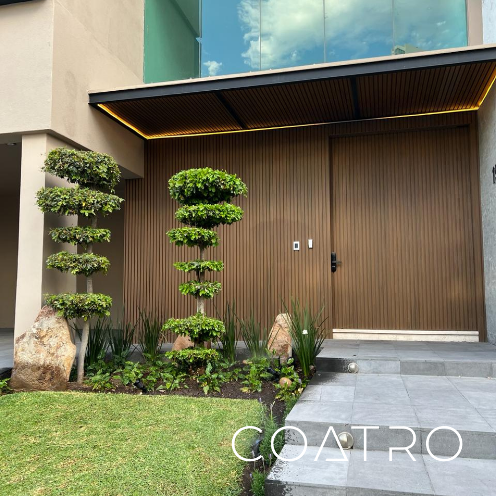 Panel R4 WPC Miel - Ranurado