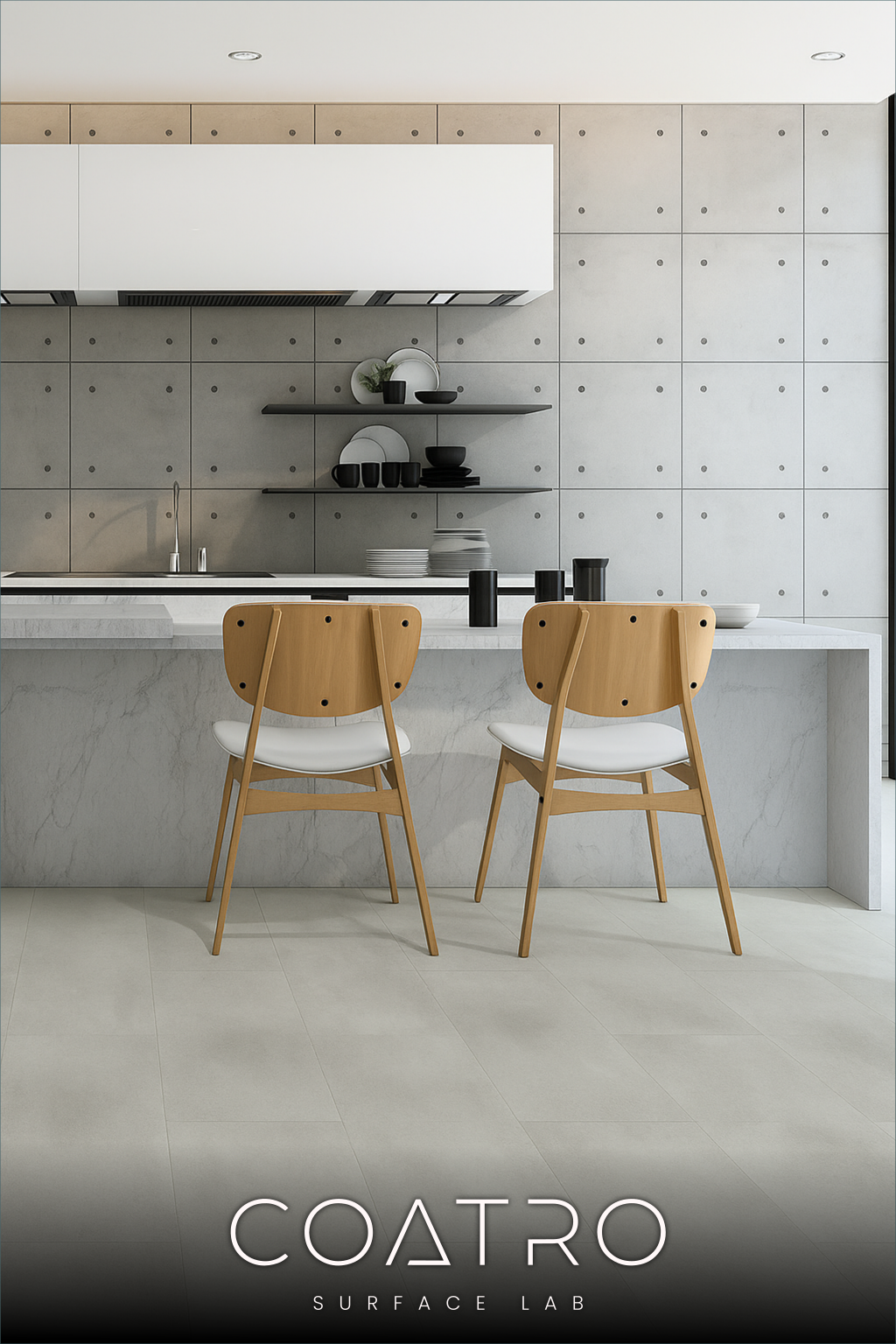 Duela Vinílica SPC - Concreto IXPE