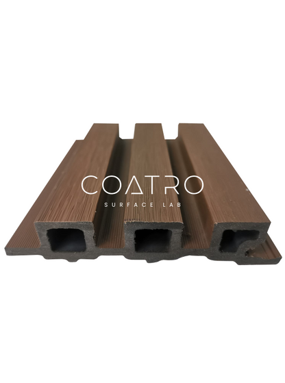 Panel R3 WPC Tabaco - Ranurado
