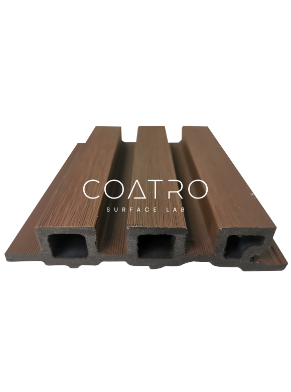 Panel R3 WPC Tabaco - Ranurado