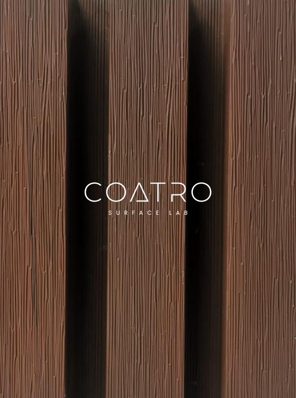 Panel R3 WPC Tabaco - Ranurado