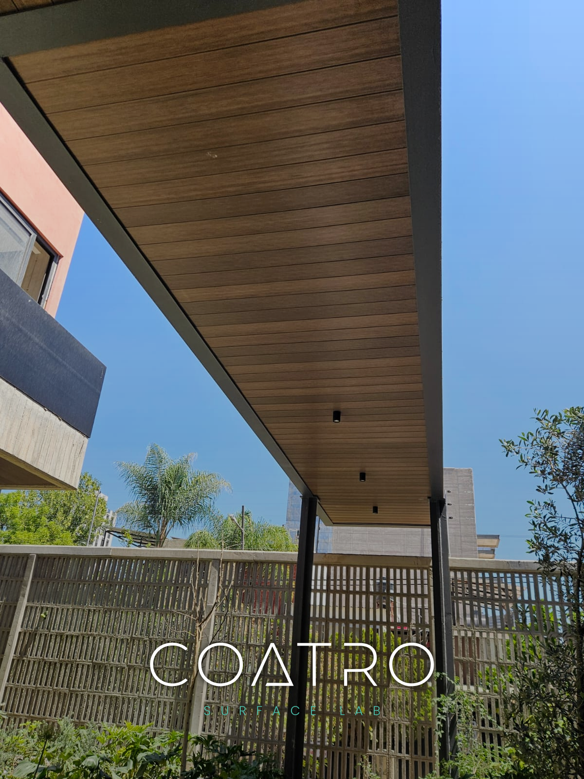 Panel R1 WPC Tabaco - Liso