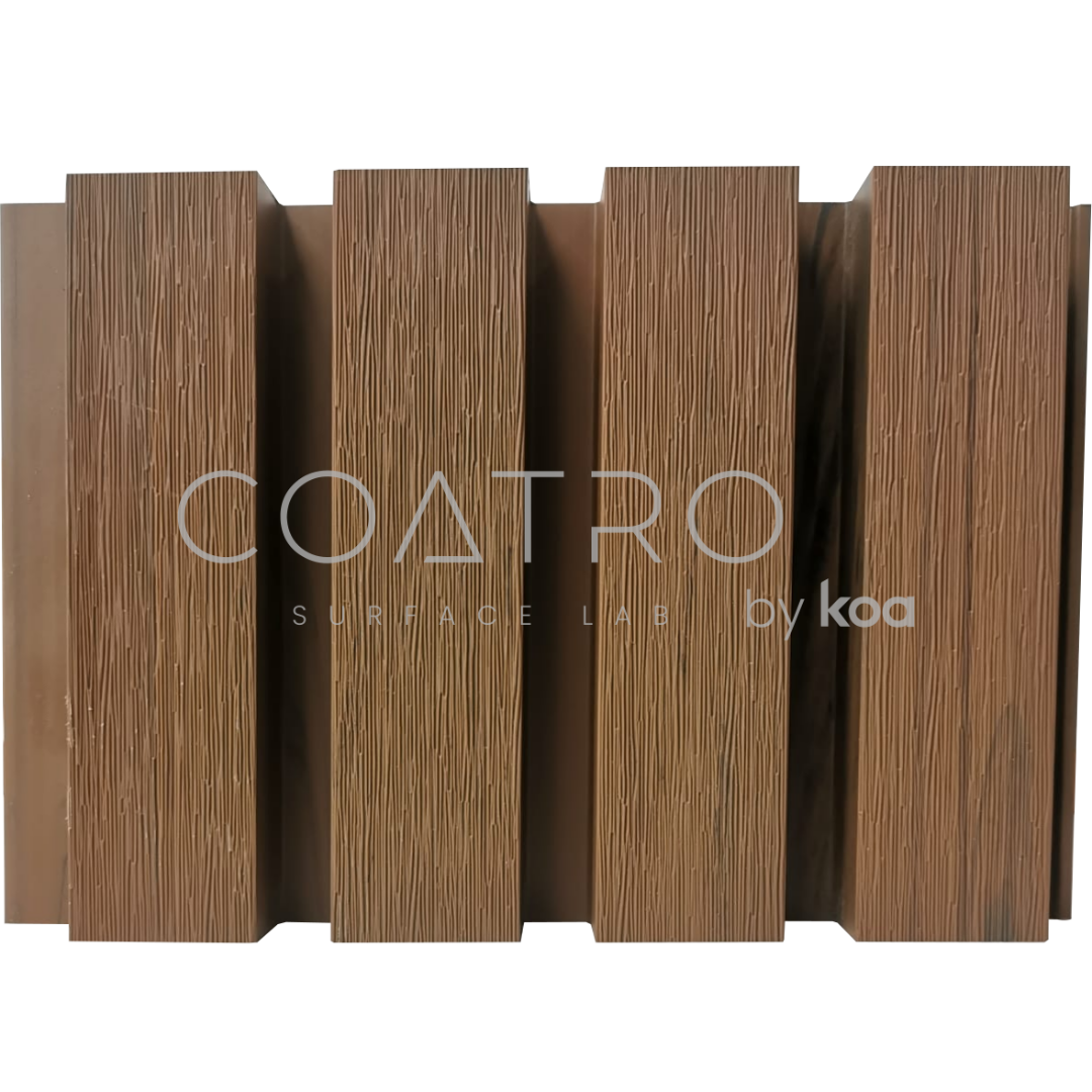 Panel R4  WPC Miel - Ranurado